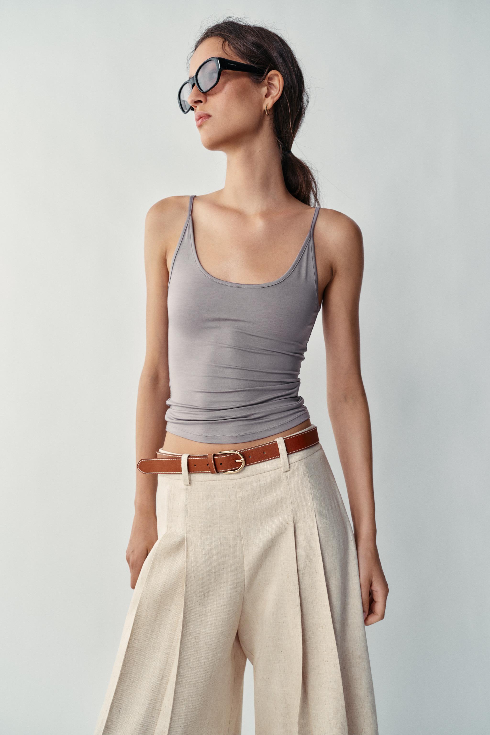 LONG BELTED SHORTS